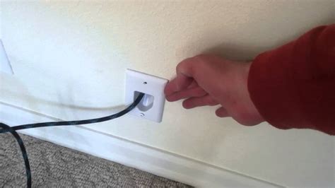 running electrical wire and hdmi cable in junction box|installing hdmi cables in wall.